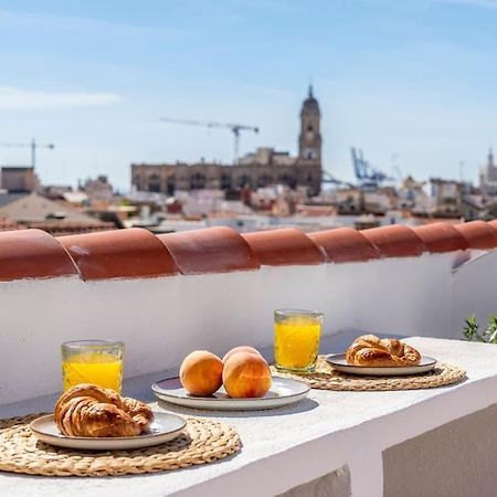 Casa La Terraza With Big Rooftop Terrace Málaga Exterior foto