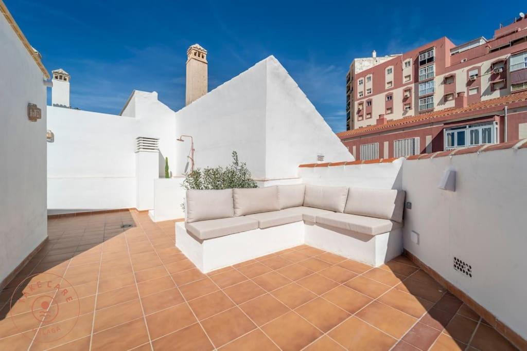 Casa La Terraza With Big Rooftop Terrace Málaga Exterior foto