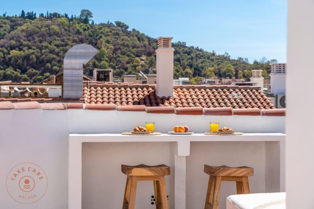 Casa La Terraza With Big Rooftop Terrace Málaga Exterior foto