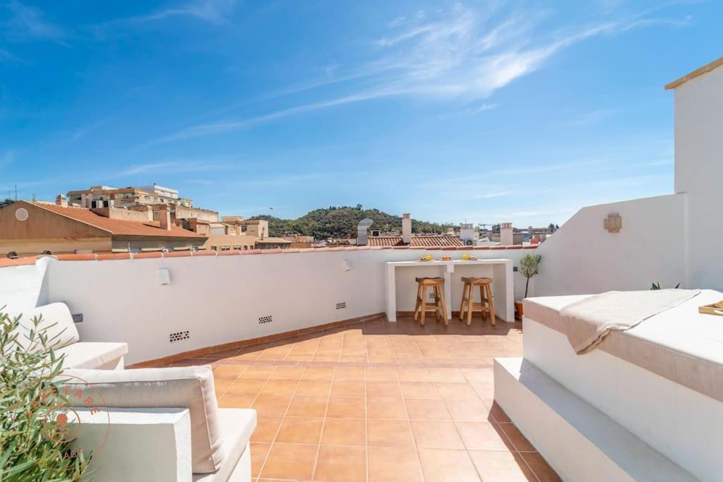 Casa La Terraza With Big Rooftop Terrace Málaga Exterior foto